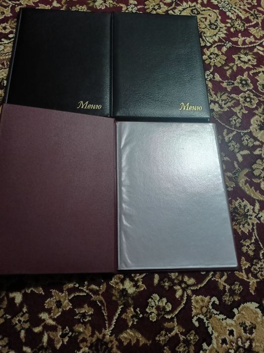 Меню кафе ресторанға