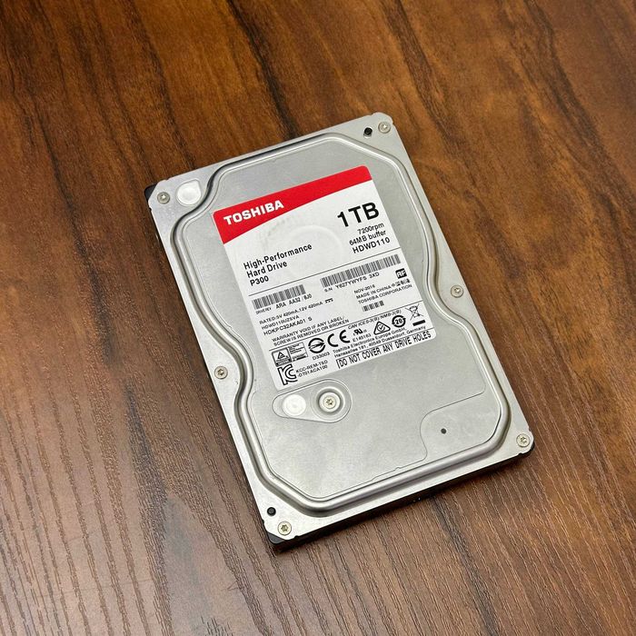 Toshiba 1TB HDD 100%