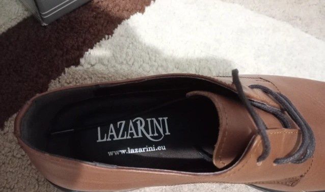 Нови обувки Lazarini /естествена кожа