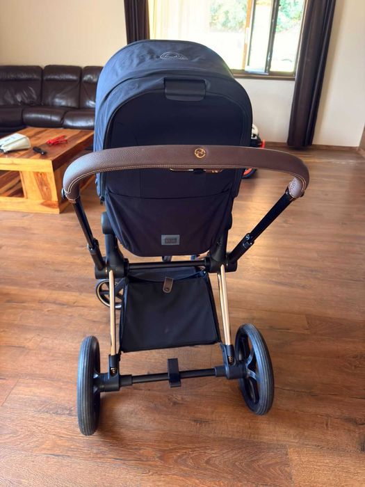 Бебешка количка Cybex Priam 4+ оригинална поставка за чаша+ зимен чувал+комарник