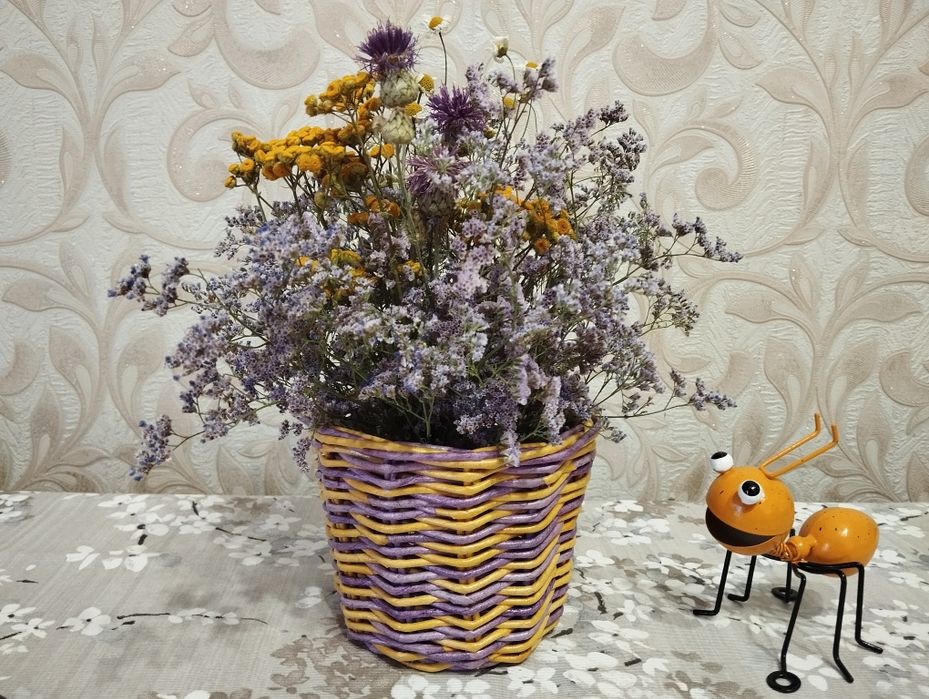 Продам корзинка+сухоцветы