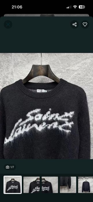 Pulover Saint Laurent S L XXL