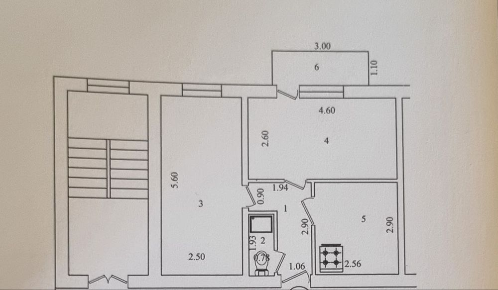 Квартира 2 комнатная
