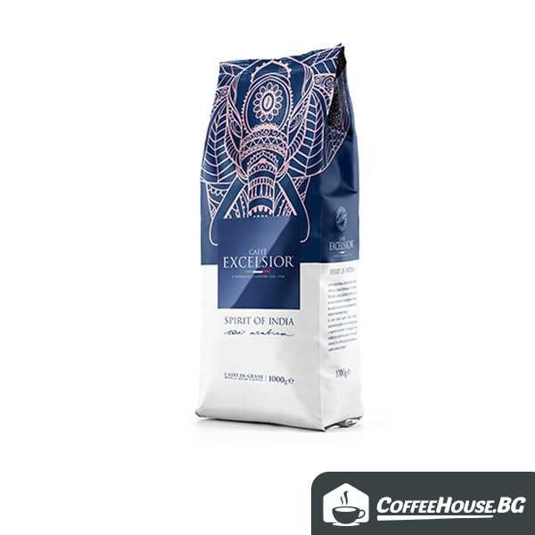 Италианско кафе на зърна - Caffe Excelsior Spirit of India, 1 кг.