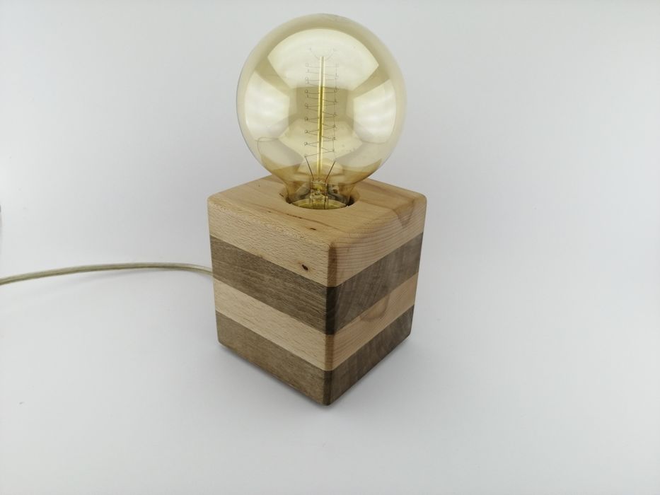 Нощна лампа,настолна лампа,ръчно изработена лампа