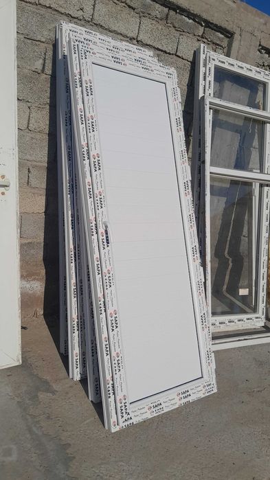 Окна, двери б/у и новые     ,