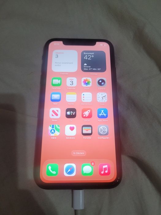 IPhone 11 starea bateriei 100% folosit câteva zile accept orice test.