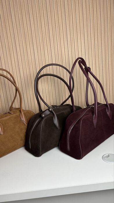 Сумка из натуральной замши