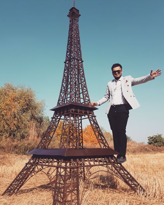 Paris Eyfel minorasi  maketi 3d