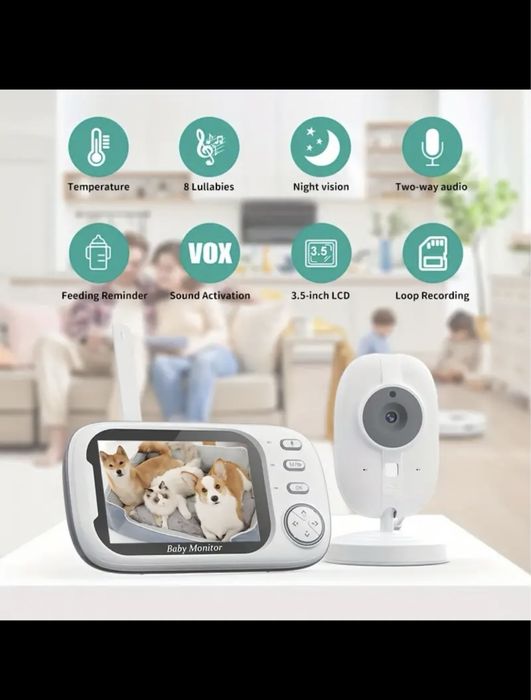 Умная беспроводная и доступная видеоняня Baby Monitor