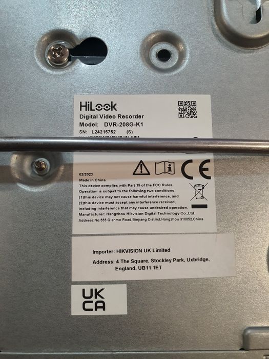 DVR HILooK- Hikvision 8 canale plus ip
