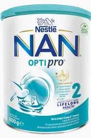 Lapte praf NAN 2 Optipro 800g, de la 6 luni, Nestle