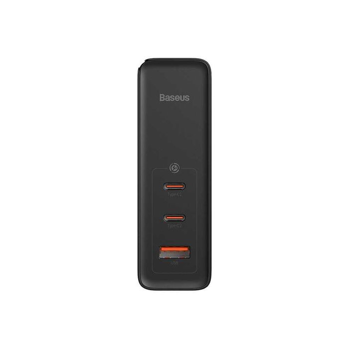 Incarcator de perete Baseus GaN5 Pro 2xUSB-C + USB, 140W Negru