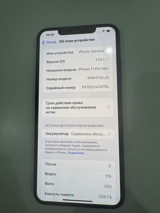 Iphone 11 Pro Max 256 Gb