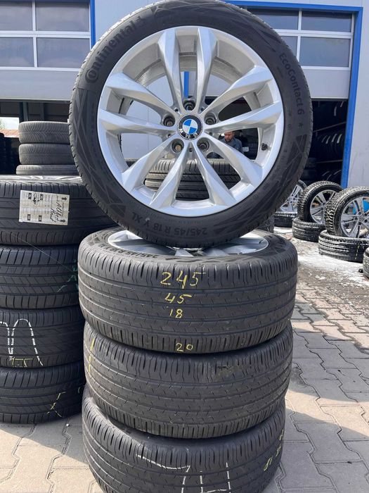 Jante BMW F10 F11 Seria 5 Anvelope iarna Continental 245 45 18