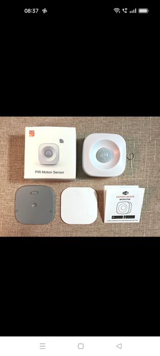 Senzor de mișcare PIR, WiFi Tuya, Smart Life