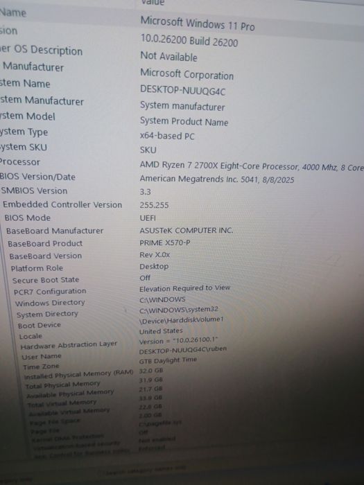 Pc gaming, ryzen 7, amd 6700xt, 32 gb ram
