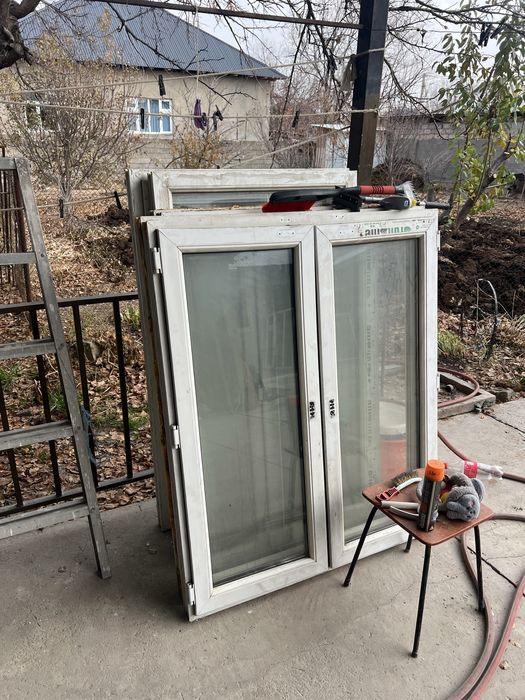 Б/У пластиковые окна,акфа терезелер;