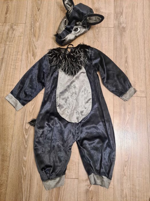 Новогодний костюм волка, детский 3-4 года