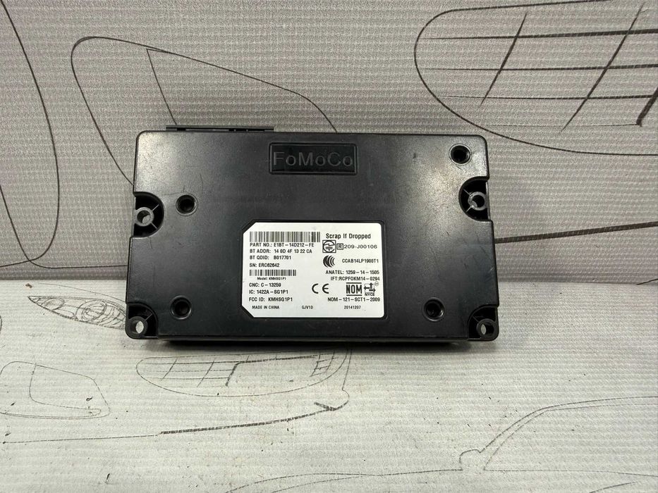Modul Bluetooth APIM Ford Focus ST COD: E1BT-14D212-FE 2015 / [2015-2018] / (5B2)