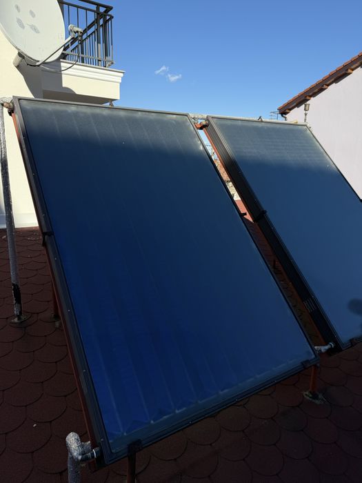 Слънчеви панели селективни + комбиниран бойлер Татрамат VTS 200 литров