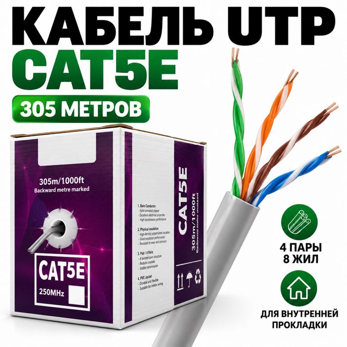 Кабель UTP Cat 5e