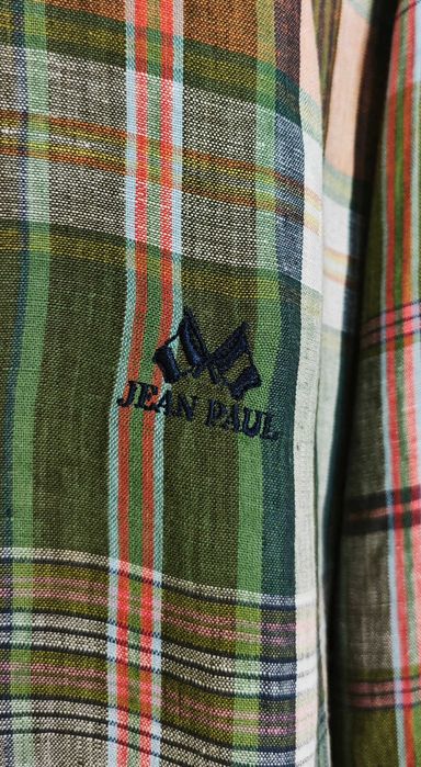 Jean Paul 100% Ленена мъжка риза размер 3XL / XXXL