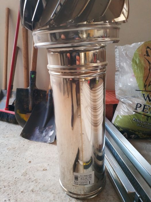 Димоотвод и шапка за комин Ф180