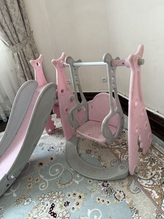 Детская качели и  горка