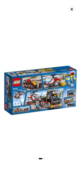 Lego city transportul incarcaturilor grele plus elicopter