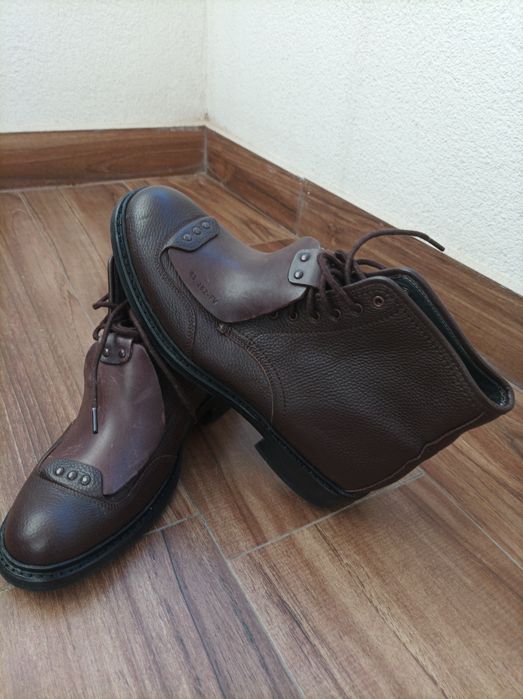 Ghete din piele naturală G Raw– talpă Goodyear – mărimea 43 – aproape noi