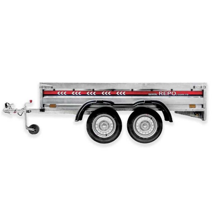 Remorca REPO QRDS 2600 x 1350 x 390 mm dublu ax 750 kg