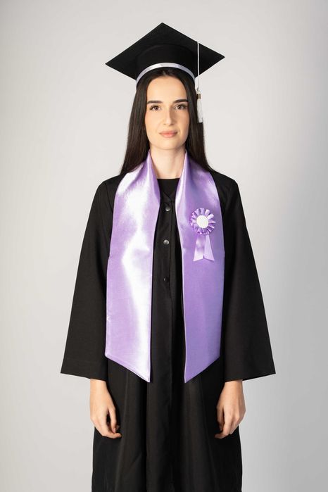 Toca, Esarfa si Cocarda, Set Nepersonalizat, Lila, Liceu, Facultate