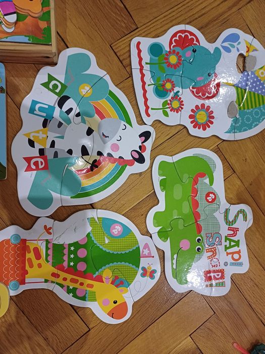 Дървени пъзели Fisher price