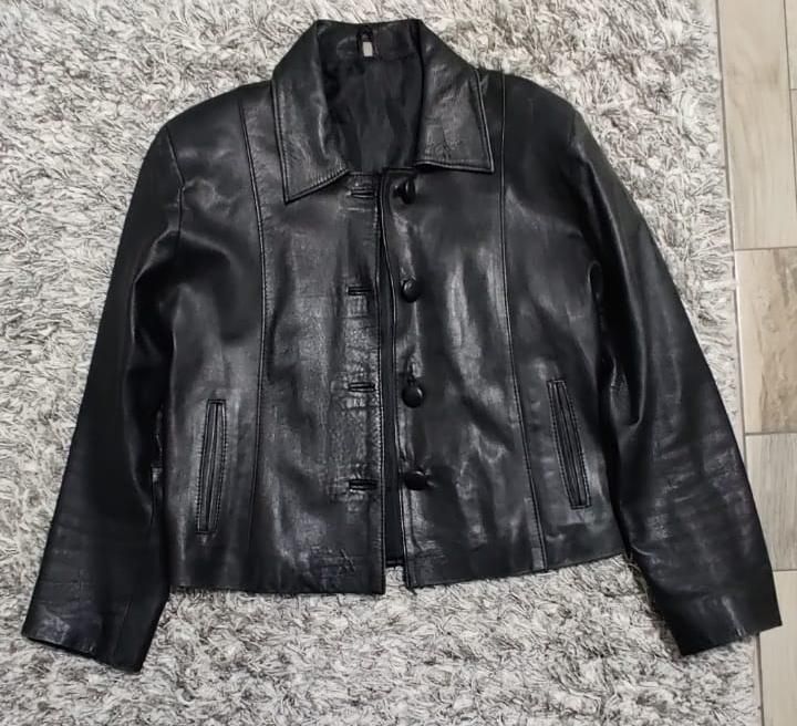 Geaca de dama din piele 3 bucati