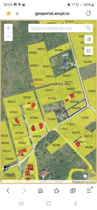 Teren intravilan Barnova - Iasi