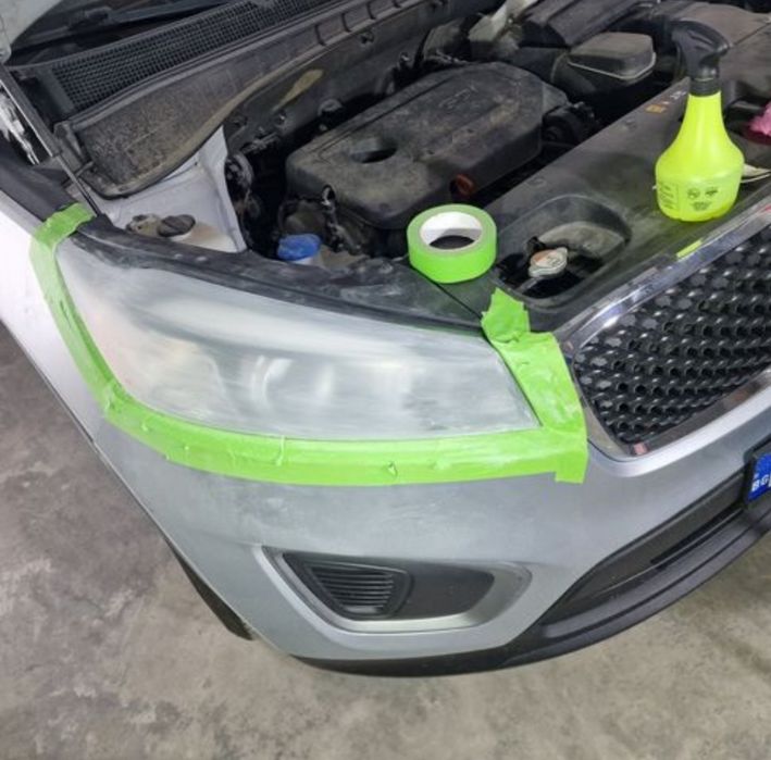 Монтаж на лед крушки,полиране на фарове,керамично покритие и фолио