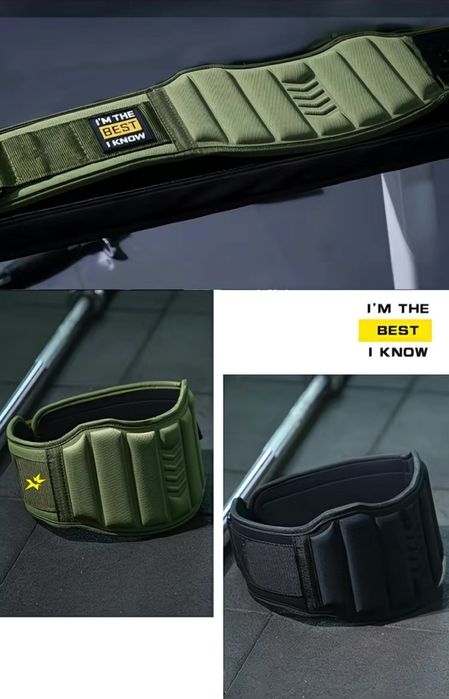 Тяжелоатлетический спортивный пояс ремень для зала спортзала