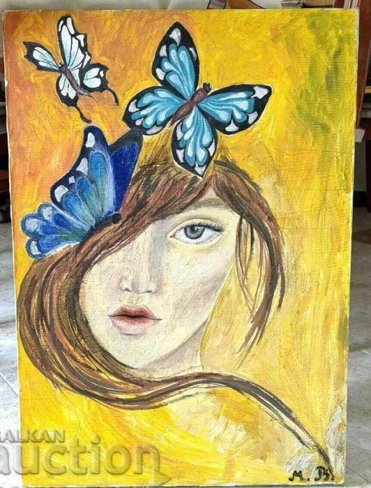 Картина Маслени Бои Платно 46/66 см