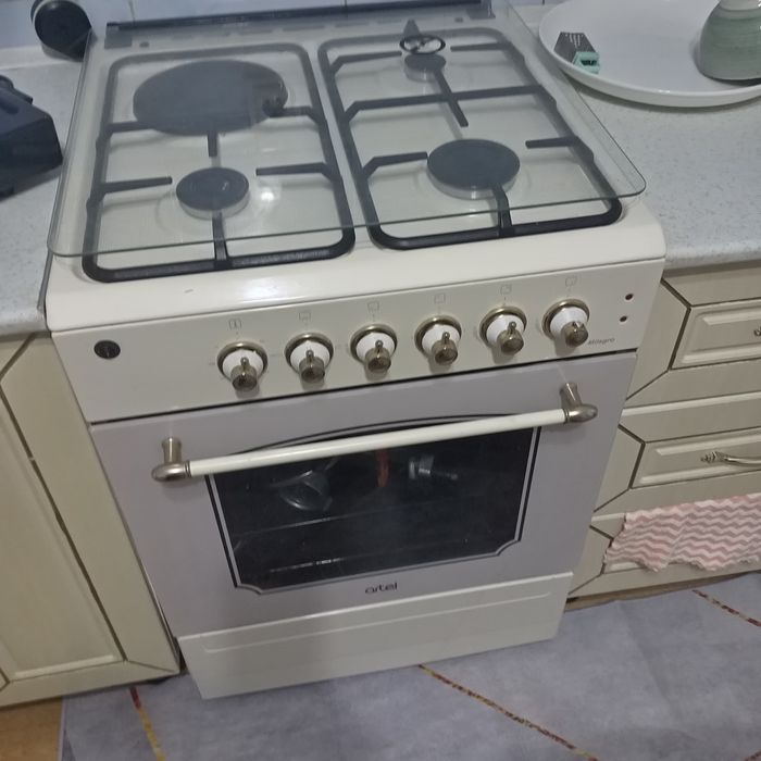 Газ плита 1 элек плита