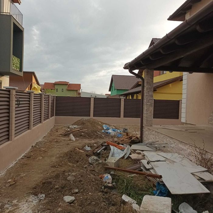 Garduri din sipca metalica, panou stil jaluzele, tabla, plasa si BCA