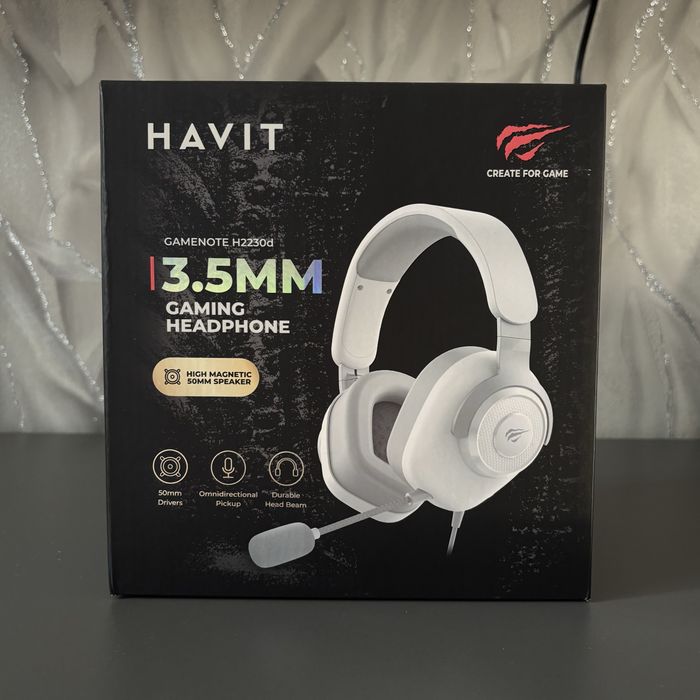 Наушники Havit H2230D белые