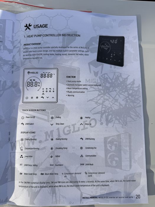 Pompa de caldura monobloc 6.5kw