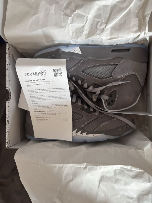 Jordan 5 wolfgray чисто нови