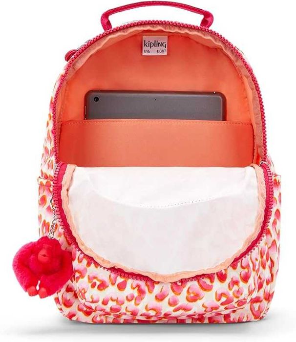 Kipling Seoul S Раница с отделение за таблет с маймунка аксесоар
