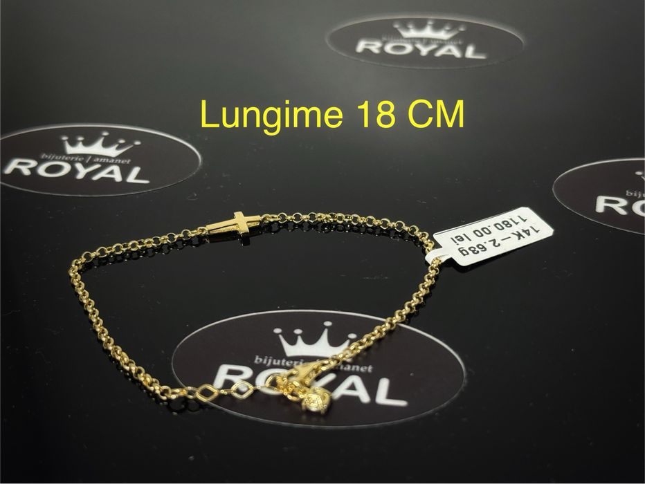 Bijuteria ROYAL : Bratara AUR NOU 14K / 2.63 GR