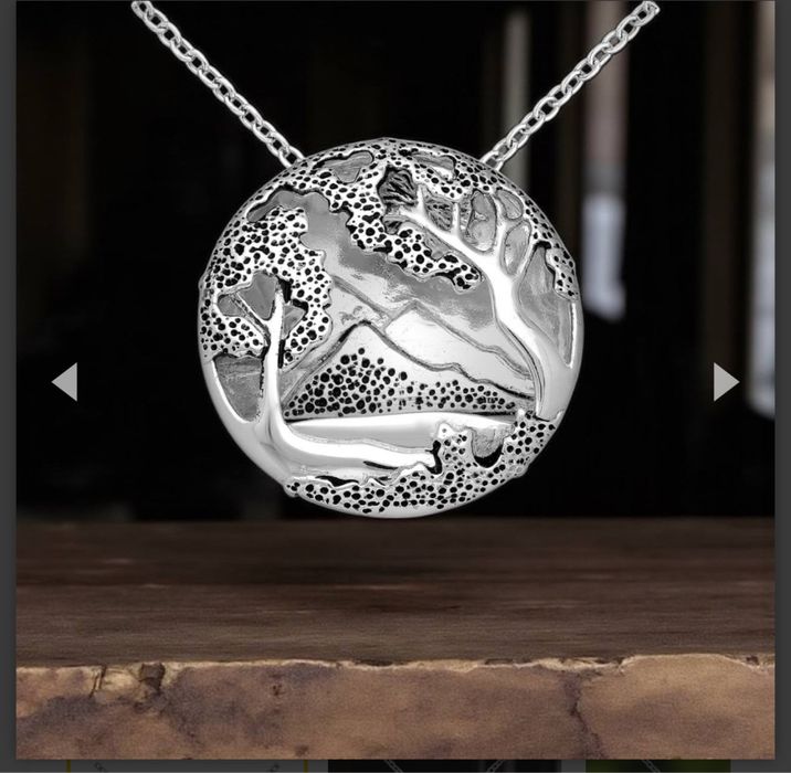 Pandantiv din argint 925, model Pomul vietii - 10.4g