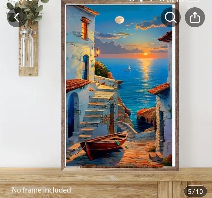 Картина на Ван Гог на кафе на открито през нощта с хора,