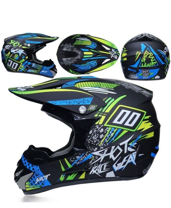 Cască moto off-road / cross / enduro, Casca de motocicleta, exterior off-road L sau XL + Ochelari Cadou