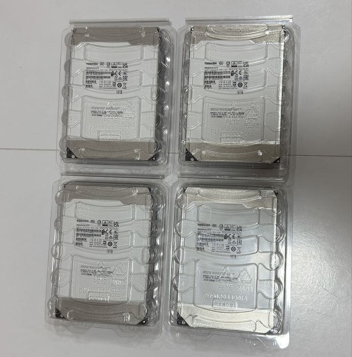 Toshiba MG09SCA16TE 16TB SAS 12Gb/s Enterprise HDD – 4 броя, нови